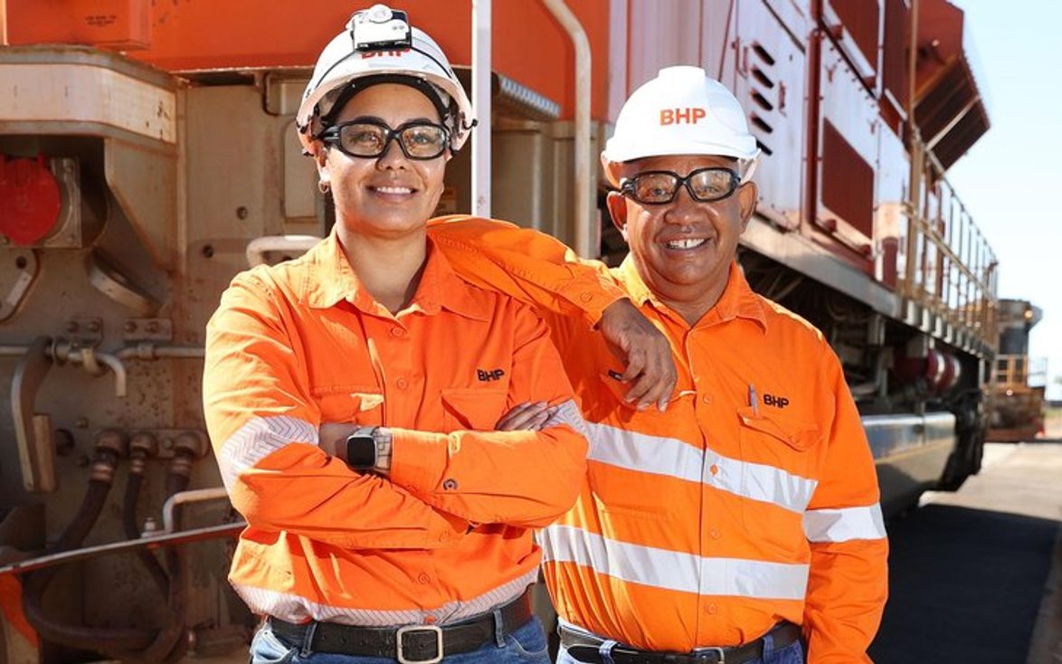 BHP — apprentices on the tools