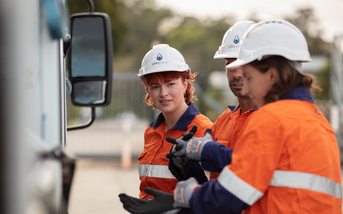 Unitywater — apprentices on the tools