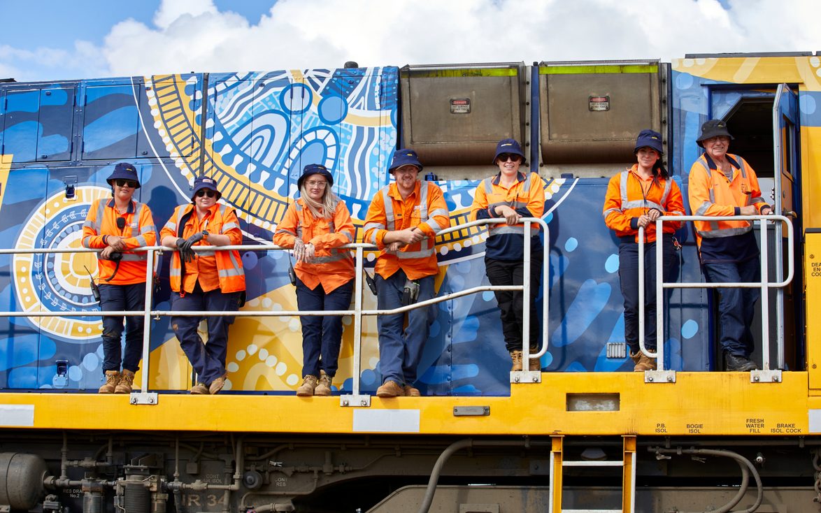 Pacific National — apprentices on the tools